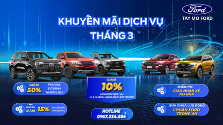 THÁNG 3 BỨT PHÁ – TRẢI NGHIỆM ĐỈNH CAO CÙNG FORD TÂY MỖ!